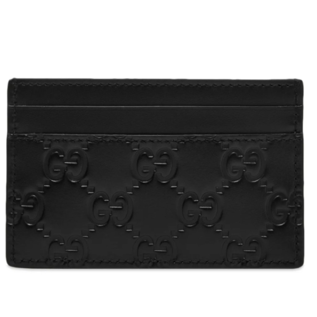 Gucci Interlocking Gg Card Case In Black New In Box